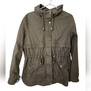 Green utility jacket
